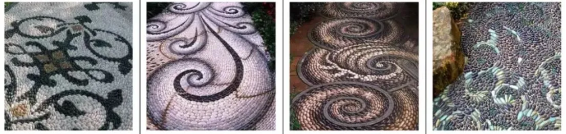 More design of pebble patterns