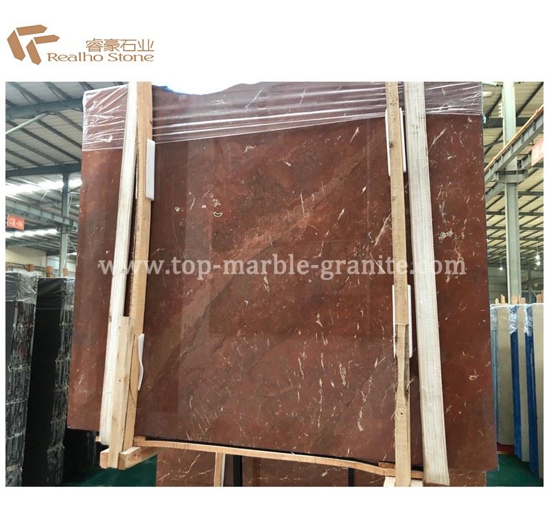 rosso alicante marble slab