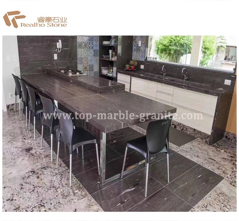 Brown Marble Dining Table