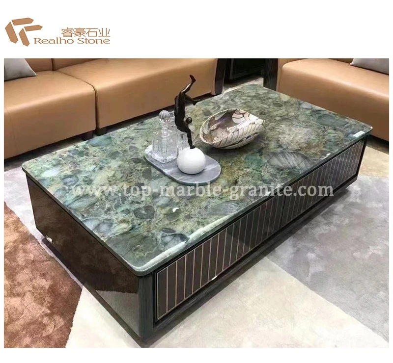 Emerald pearl sofa table
