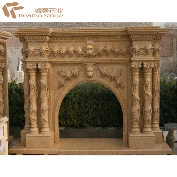 limestone fireplace near me 