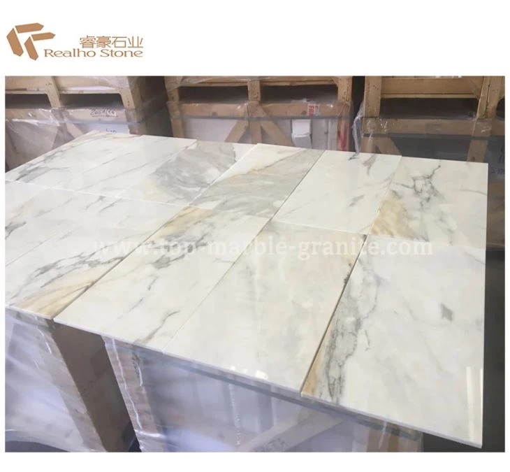 calacatta gold marble tile for wall cladding