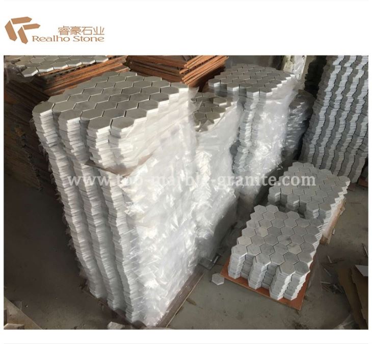 carrara marble mosaic tile