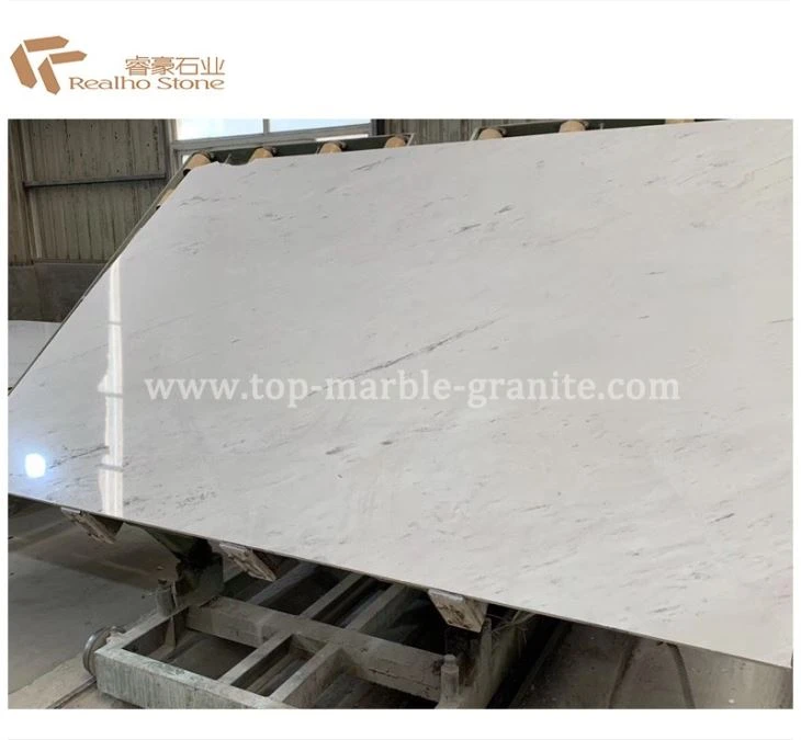 Macedonia White Sivec Marble Slabs For Project