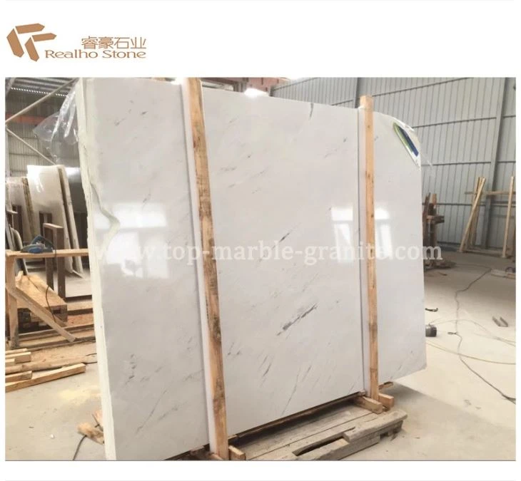 Macedonia White Sivec Marble Slabs For Project
