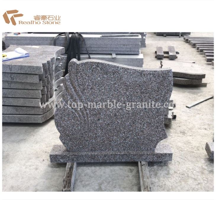 Poland Style G361 Red Double Granite Monument