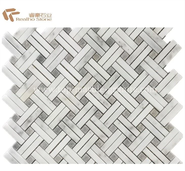 carrara white marble mosaics