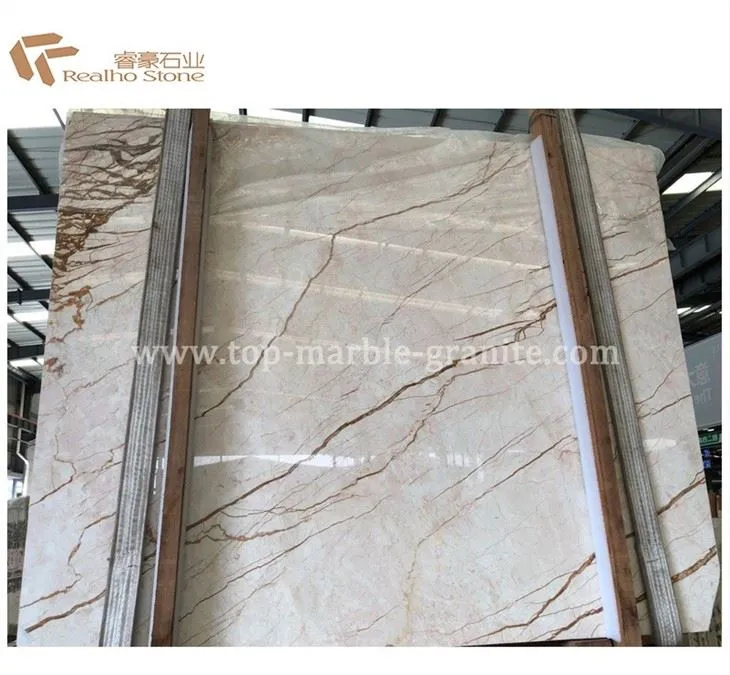 marble tiles with gold