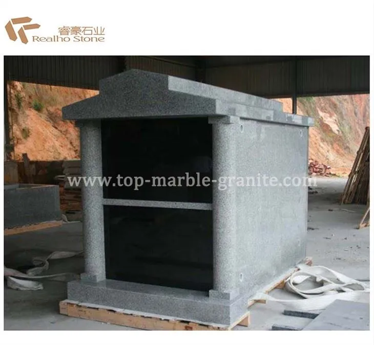 Özelleştirilmiş Mezarlık Önceden Monte Edilmiş Granit Columbarium