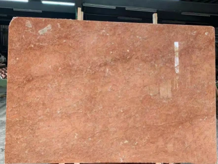 Gül Kırmızı Mermer Döşeme Cilalı Mevcut Doğal İnşaat Taşı
